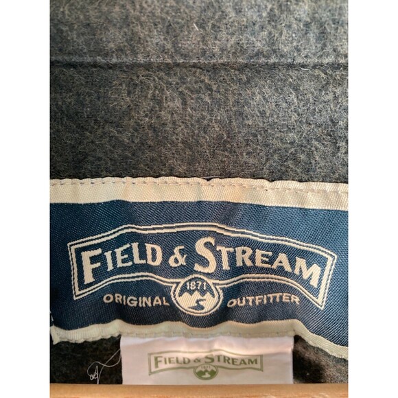 Men's Long Sleeve - 100% Cotton - Field & Stream - Shirt Large - Green Button Up - Picture 3 of 5